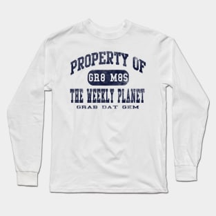 Dark property of weekly planet Long Sleeve T-Shirt